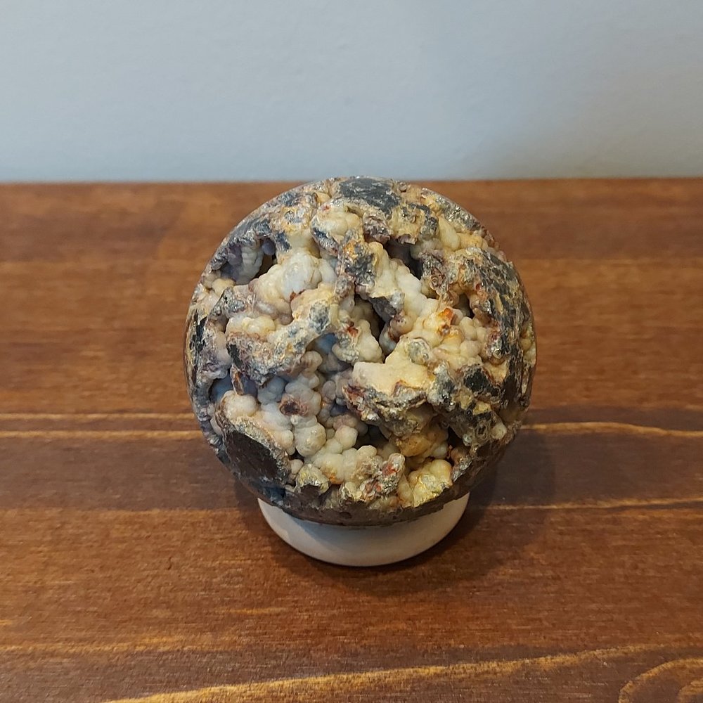 🔥 Sale 🔥 Marcasite in Chalcedony Sphere w/ Stand - Final Price